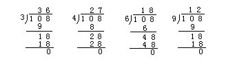 三年级数学思维训练：竖式填空之巧填除法