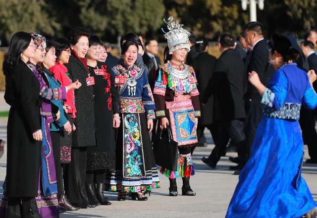 女代表风采
