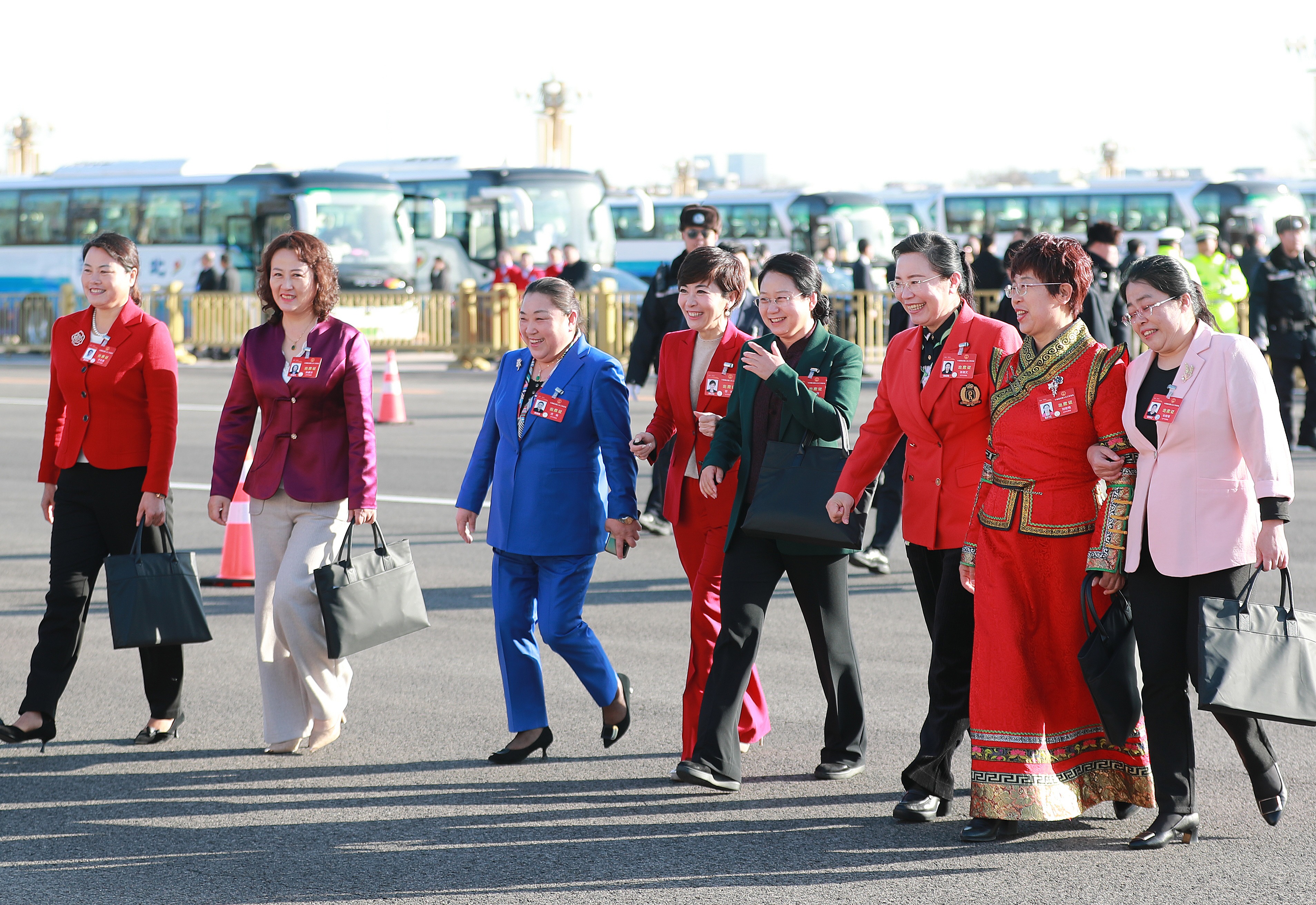 女代表风采
