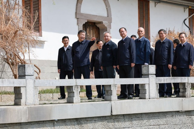 习近平在湖南常德市考察调研