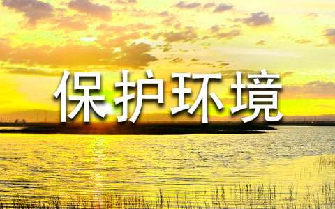 保护环境高一作文