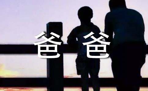 爸爸，我想对您说作文