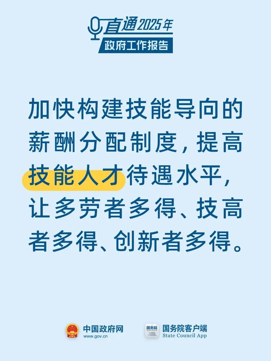 今年《政府工作报告》提到了这些人才